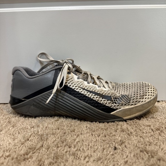 Nike Other - Nike Metcon 6 Shoes‎ Mens Size 9.5 Gray Black White Training Sneakers CK9388-117